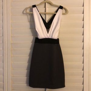 Black and White Foreign Exchange Dress